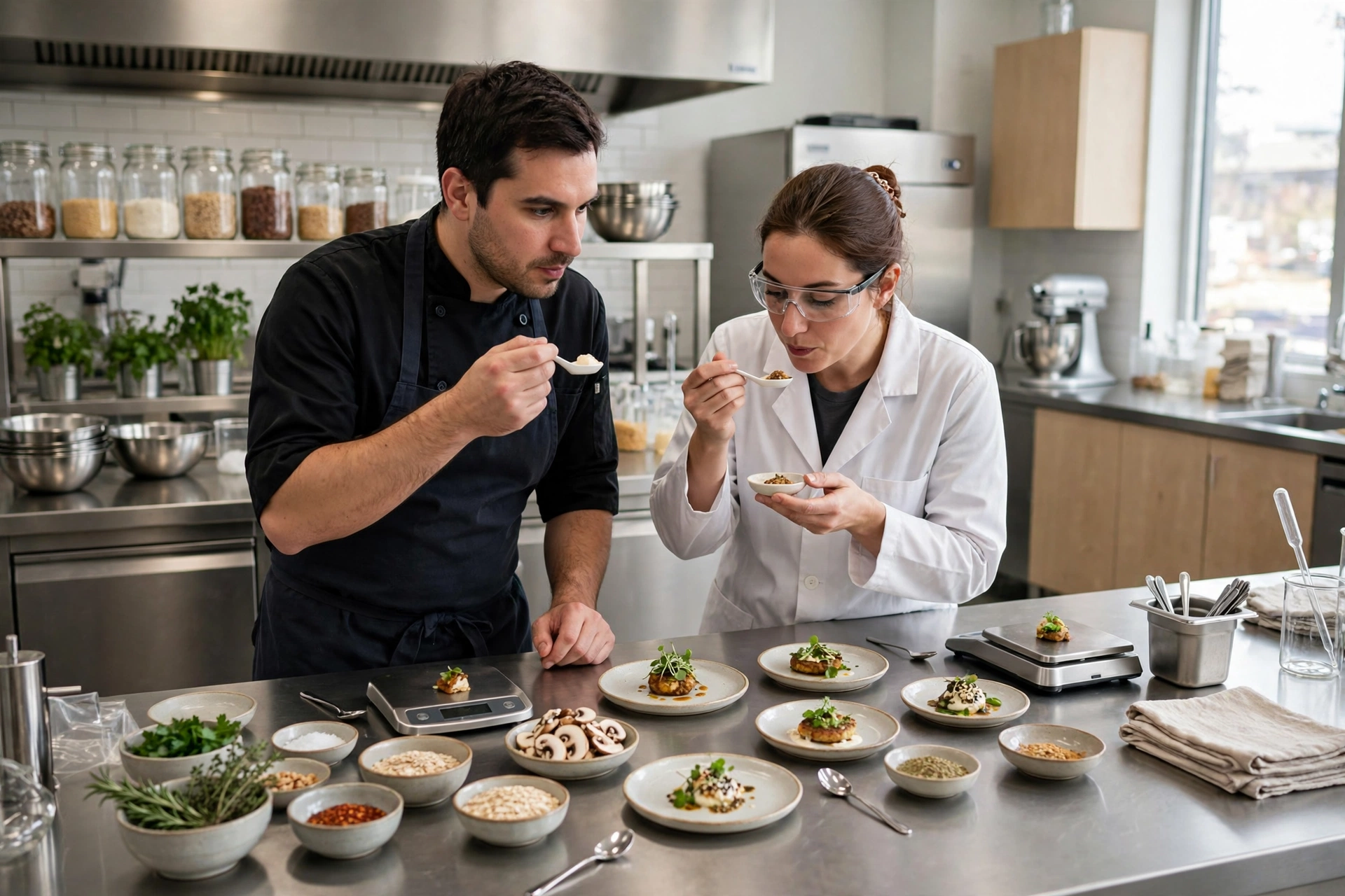 Food product development quiz - test kitchen
